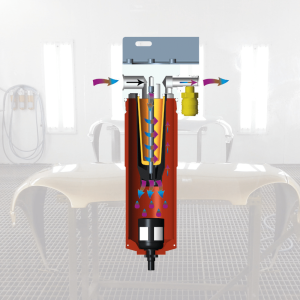 Sagola 5000X Stage 1 Air Regulator Filter Diagram