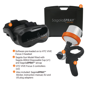 Sagola Spray VR Menu Parts