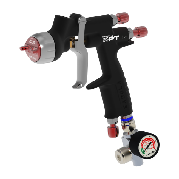 Sagola 3600 XPT angled Side View With Regulator Clear Sagola 3600 XPT angled Side View With Regulator Clear Air Cap